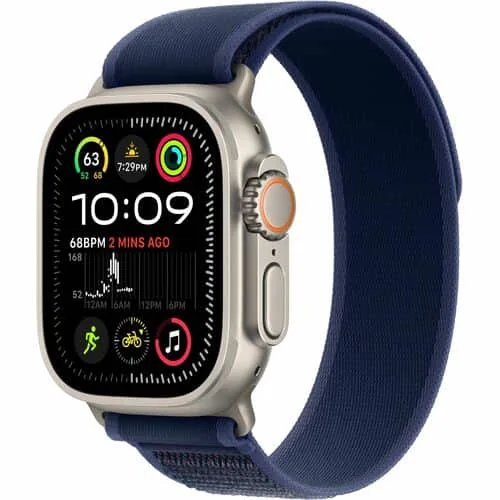 APPLE WATCH ULTRA 2 GPS+CEL 49M TIT NAT CASE BLUE TRAIL LOOP M/L - MX4L3NF/A
